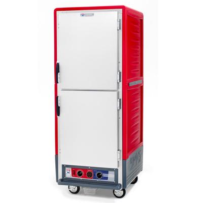 Metro C539-MDS-U Full Height Insulated Mobile Heated Cabinet w/ 18 Pan Capacity, 120v, Universal Wire Slides, Red