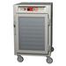 Metro C565-SFC-LPFS 1/2 Height Insulated Mobile Heated Cabinet w/ (17) Pan Capacity, 120v, Pass Thru, Solid/Clear Doors, Stainless Steel