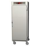 Metro C569-SFS-LPFC Full Height Insulated Mobile Heated Cabinet w/ (35) Pan Capacity, 120v, Solid/Clear Doors, Stainless Steel