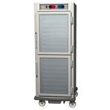 Metro C599-SDC-UPDC Full Height Insulated Mobile Heated Cabinet w/ (17) Pan Capacity, 120v, Stainless Steel
