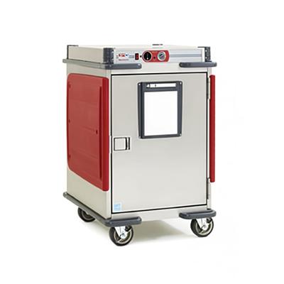 Metro C5T5-ASF 1/2 Height Insulated Mobile Heated Cabinet w/ (18) Pan Capacity, 120v, Analog, Fixed Lip Load, Stainless Steel