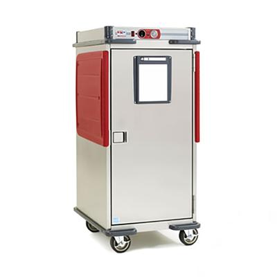 Metro C5T8-ASB 5/6 Height Insulated Mobile Heated Cabinet w/ (14) Pan Capacity, 120v, Analog, Adjustable Bottom Load, Stainless Steel