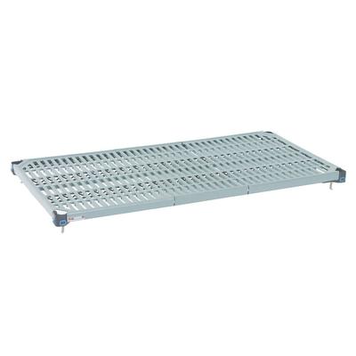 Metro MQ1842G MetroMax Q Polymer Louvered Shelf - 42"W x 18"D, Open Grid, Blue