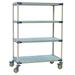 Metro X336PG4 MetroMax 4 Polymer Louvered Shelf Kit - 36"W x 18"D x 68"H, 750 lb. Capacity