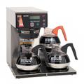 Bunn AXIOM-15-3 AXIOM Medium Volume Decanter Coffee Maker - Automatic, 4 1/5 gal/hr, 120v, 4.2 Gallons per Hour, 3 Warmers, Silver