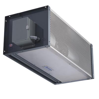 Berner IDC12-2060E 60" Heated Air Curtain - 1 Speed, Aluminum, 208v/3ph, Silver