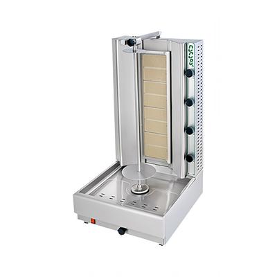 Eurodib DG8ANG Visvardis Gyro Grill w/ Infrared Burner & 140 lb Capacity, Natural Gas, Stainless Steel, Gas Type: NG