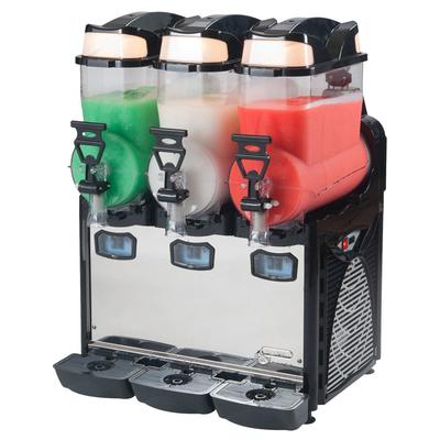 Eurodib OASIS3 24" Frozen Drink Machine w/ (3) 2 3/5 gal Bowls - 110v, (3) 2.6-gal. Bowls, Air Cooled, Stainless Steel
