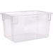 Carlisle 1062407 21 1/2 gal Food Storage Box - 26x18x15" Clear, 21.5 Gallon