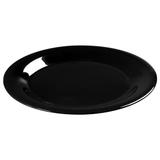 Carlisle 3301803 6 1/2" Melamine Pie Plate, Black