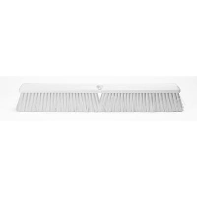Carlisle 41891EC24 24" Push Broom Head w/ Fine/Medium Bristles, Orange