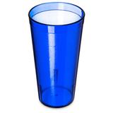 Carlisle 522047 20 oz Royal Blue Textured Plastic Tumbler