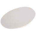 Carlisle 5310423 Ridge 9" Free Form Melamine Dinner Plate, Cement, Gray