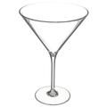 Carlisle 564607 9 oz Alibi Martini Glass - Polycarbonate, Clear, 8 Ounce, Clear Polycarbonate