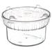 Carlisle 703907 Gourmet 1 9/10 qt Crock w/ Lid, Polycarbonate, Clear