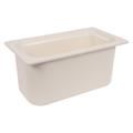 Carlisle CM110202 Coldmaster 1/3 Size Food Pan - 6"D, White, 3.4 Qt Capacity, 6" Deep