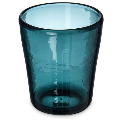 Carlisle MIN544015 14 oz Double Old Fashioned Glass - Tritan Plastic, Teal, Blue