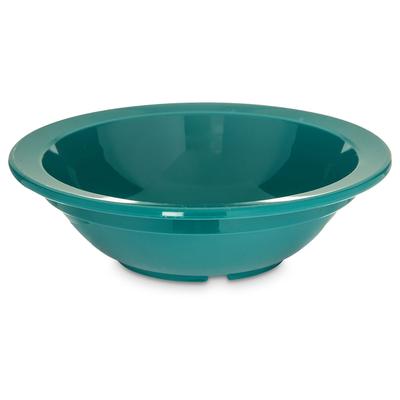Carlisle PCD30515 5 oz Round Plastic Fruit Bowl, Teal, Blue