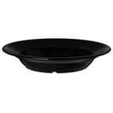 Carlisle PCD31203 12 oz Round Plastic Soup Bowl, Black