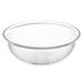 Carlisle SB6807 8" Round Salad Bowl w/ 1 2/5 qt Capacity, Acrylic, Clear, 1 Quart, Pebbled