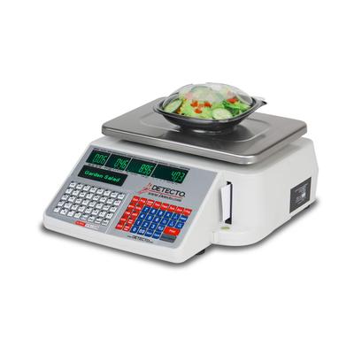 Detecto DL1060 60 lb Digital Price Computing Scale w/ Label Printer, 120v, Stainless Steel