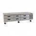 Delfield F2987CP 87 1/4" Chef Base w/ (6) Drawers - 115v, Silver