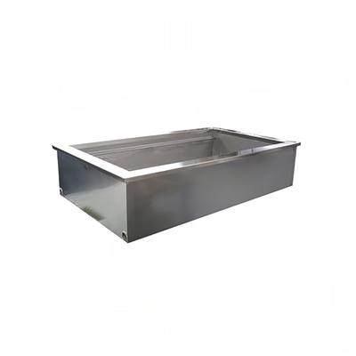 Delfield N8069 69" Drop-In Refrigerator w/ 5 Pan Capacity, Ice Cooled, Stainless Steel, 115 V