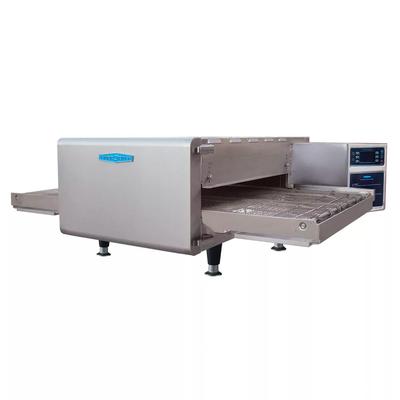 TurboChef HHC2620 VNTLS-SP 48" Electric Countertop Ventless Conveyor Oven - 70/30 Split Belt - 208-240v/3ph, 208/240V, Stainless Steel