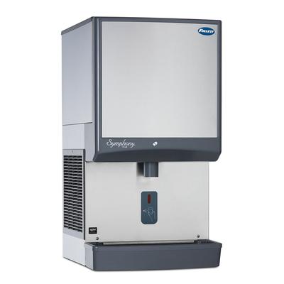 Follett 25CI414A-SI 425 lb Countertop Nugget Ice Dispenser for Commercial Ice Machines - 25 lb Storage, Cup Fill, 115v, 425 lb Daily Production, SensorSAFE, Stainless Steel