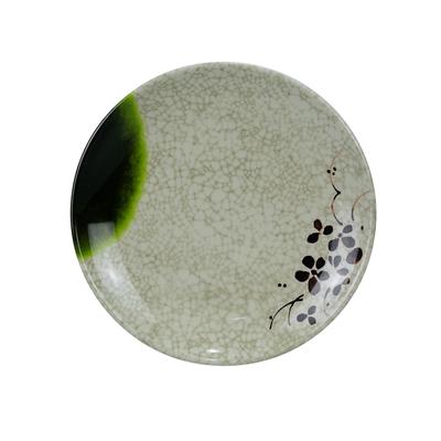 Yanco HO-1312 12" Round Melamine Plate, Beige