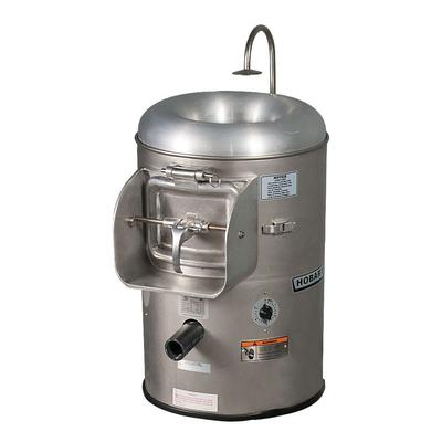 Hobart 6115-1 Electric Portable Vegetable Peeler w/ 15 to 20 lb Potato Capacity, 115v, Stainless Steel