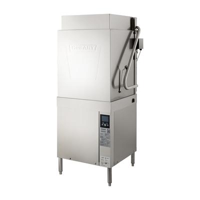 Hobart AM16VLT-BAS-2 High Temp Door Type Dishwasher w/ 40 Racks/hr Capacity, Built-in Booster, 208-240v/3ph, High-Temp, Single Tank, Stainless Steel