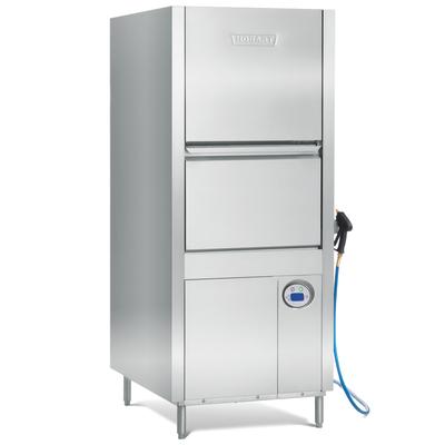 Hobart PW10-1 High Temp Door-Type Dishwasher w/ Booster Heater - (20) Racks/hr, 208-240v/3ph, Stainless Steel