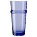 Libbey 109242 16 oz Cooler Glass - Wake, Blue Plastic, Tritan Copolyester, Stackable