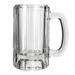 Libbey 5016 12 oz Paneled Mug, Case of 12, Clear