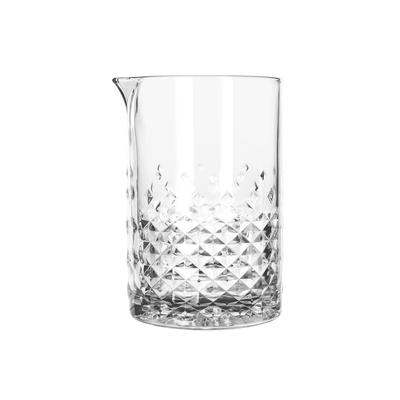Libbey 926781 25 1/4 oz Carats Stirring Glass w/ Pour Spout, Retro, Clear