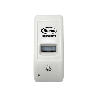 Sterno 70426 1000 mL Wall Mount Automatic Gel Hand Sanitizer Dispenser - Plastic, White