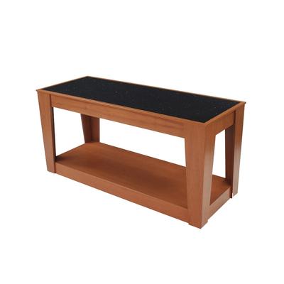 Forbes Industries 5200-8-H3 96" Mobile Induction Table w/ 3 Holding/Warming Units - Glass Cook Top, 120v, Stainless Steel