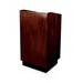 Forbes Industries 5916 Floor Podium w/ (2) Shelves - 32"W x 23-1/2" D x 47"H, Wood Veneer, Brown