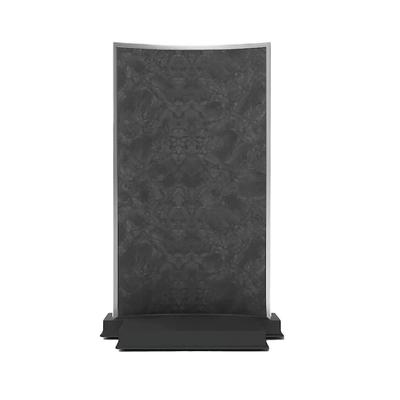 Forbes Industries 7863 Mobile Safety Shield Partition w/ Laminate Panels & Brushed Steel Frame, Stainless Steel