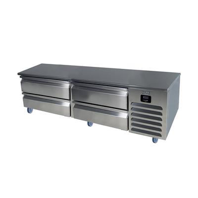 U-Line UCFB572-SS61A 72" Chef Base Freezer w/ 4 Drawers - 115v, 115 V
