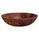 Elite Global Solutions ECO11R-CK 96 oz Round Melamine Serving Bowl, Wood Pattern, Brown