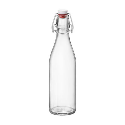 Steelite 4952Q819 17 oz Giara Swing Top Bottle - Glass, Clear