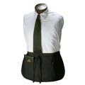 Ritz CL3PWACRBK-1 Chef's Line 3 Pocket Waist Apron - 20 1/2" x 12", Polyester, Black