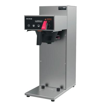 Fetco CBS-1221-PLUS(E1221US-1A117-KM001) Single Airpot Brewer w/ 6 oz Plastic Brewing Basket - Stainless, 120v, Silver