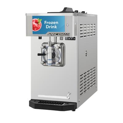 Spaceman 6650-C Frozen Drink Machine w/ 15 9/10 qt Bowl - 165 Servings/hr., 15"W, 110-120v, 12.7 qt., 96 Servings, Silver