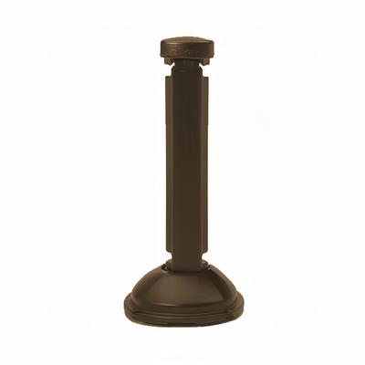 Grosfillex US960423 Interlocking Fence Post & Base - Resin, Brown