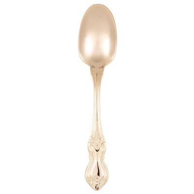 10 Strawberry Street CRWNGLD-DS 7 1/2" Dinner Spoon - Gold Plated, Crown Royal Pattern, 7.5