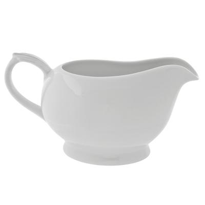 10 Strawberry Street RB0025 16 oz Gravy Boat - Porcelain, Classic White