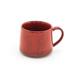 Front of the House DCS046RDP23 10 oz Kiln Cup - Porcelain, Chili, Red